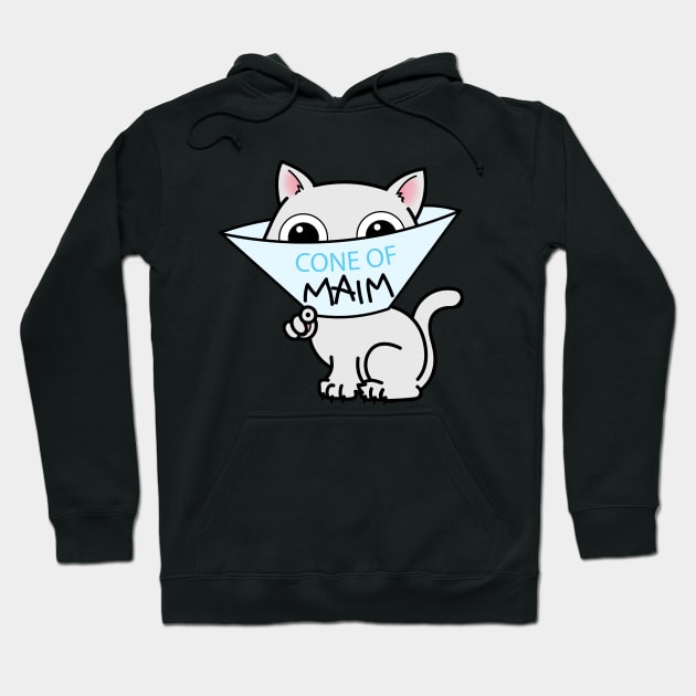 Payback - Cone of Maim Kitty Cat Hoodie by calidrawsthings